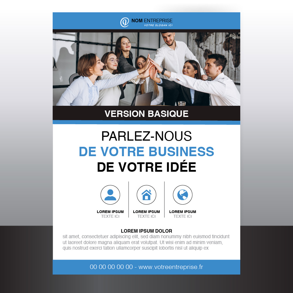 flyer da univers basique