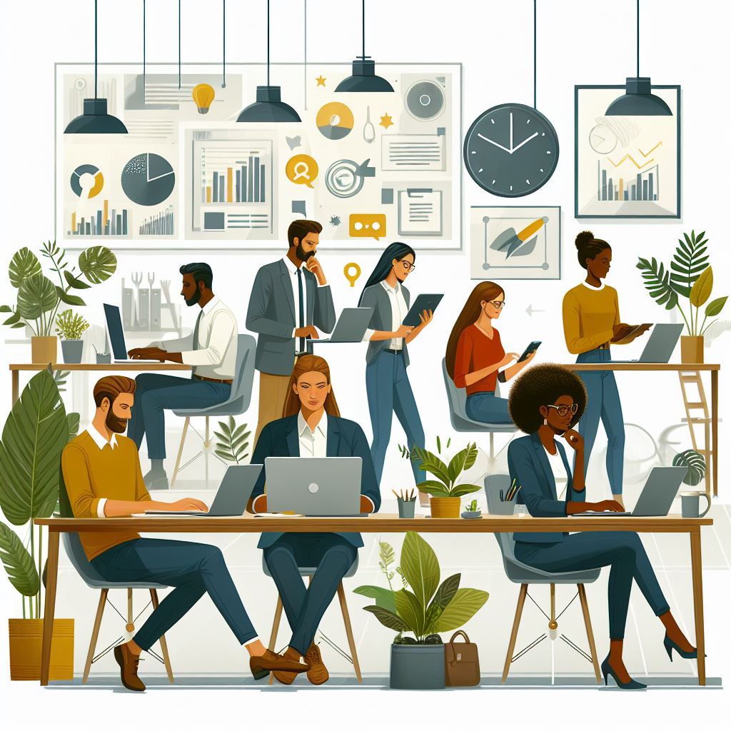 entreprise illustration integrer communication da univers