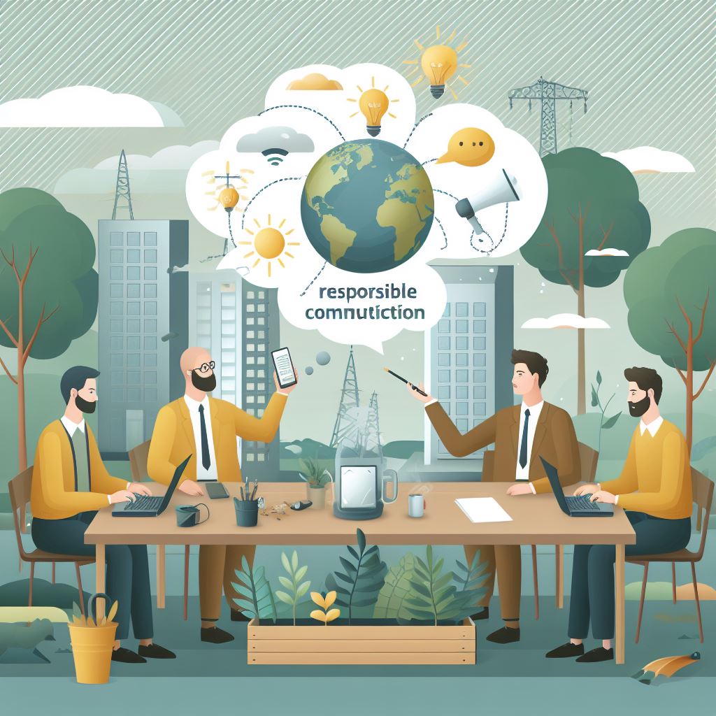 penser à l'environnement entreprise communication responsable da univers
