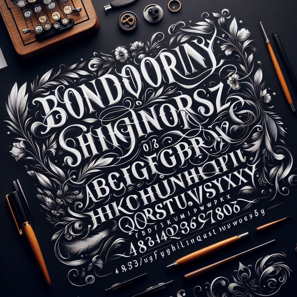 tendance graphique 2024 da univers typographie