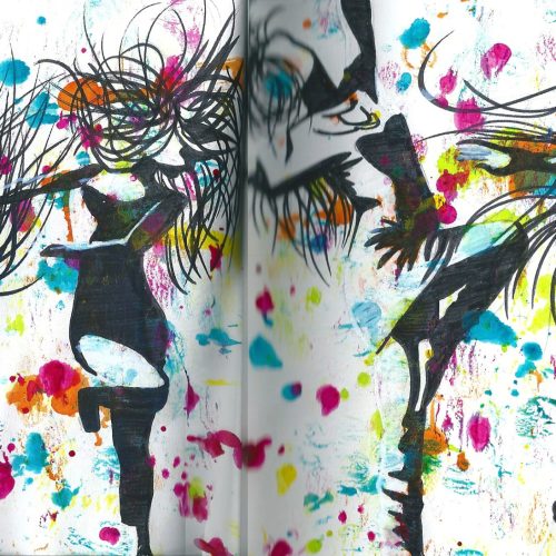 dance aquarelle illustration da univers